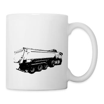 Camion - Mug blanc - blanc - Droite