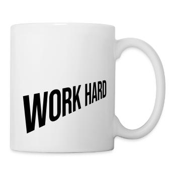 Design Work Hard - Mug - white - Right