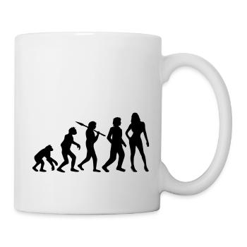 Hot Girl Evolution - Mug - white - Right