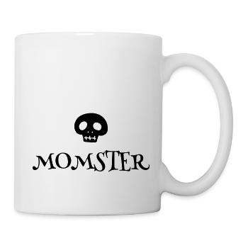 Momster Halloween Mama Geschenkidee - Tasse - Weiß - Rechts
