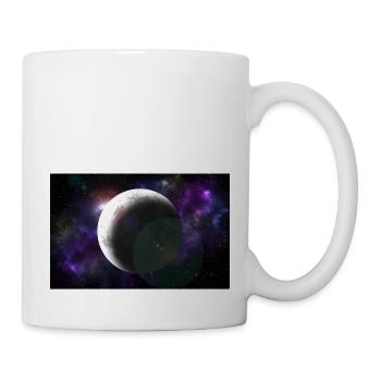 Moon and space - Mug - white - Right