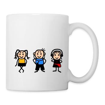 Children in the digital world - Future Online - Mug - white - Right