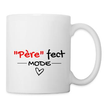 "père"fect - Mug blanc - blanc - Droite