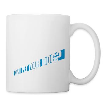Caressez votre chien en disant - Mug blanc - blanc - Droite