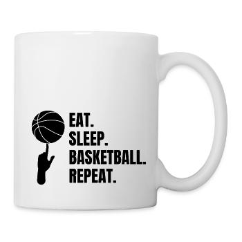 Amateurs de basket-ball Basketteurs de basket-ball - Mug blanc - blanc - Droite