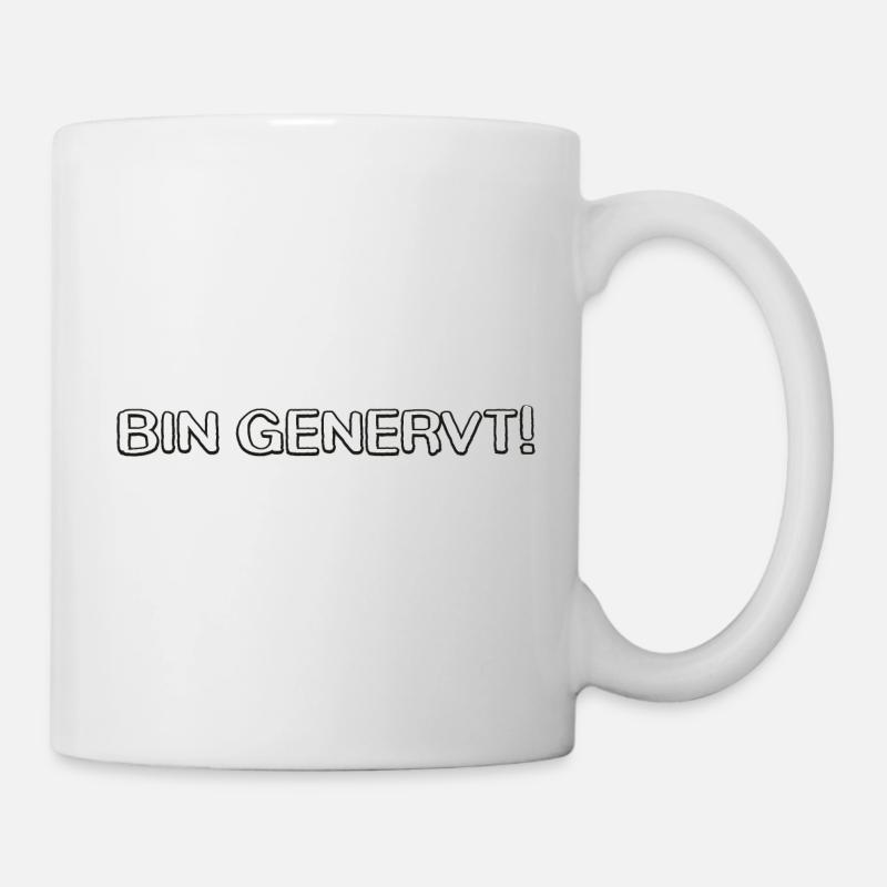 Genervt - Tasse - Weiß