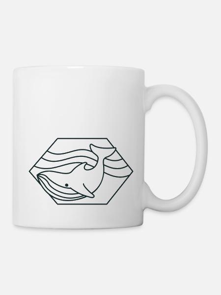 Walwellen Diamant - Tasse - Weiß