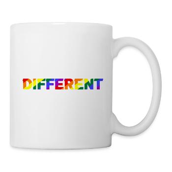 Différentes Rainbow Pride - Mug blanc - blanc - Droite