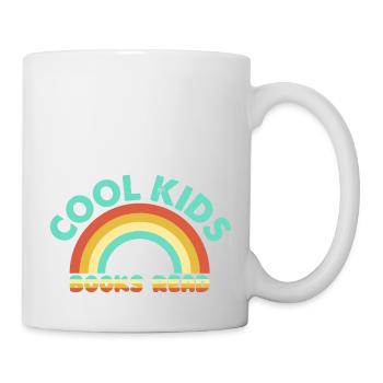 Cool Kids Read Book Reader Funny Bookworm - Mug - white - Right