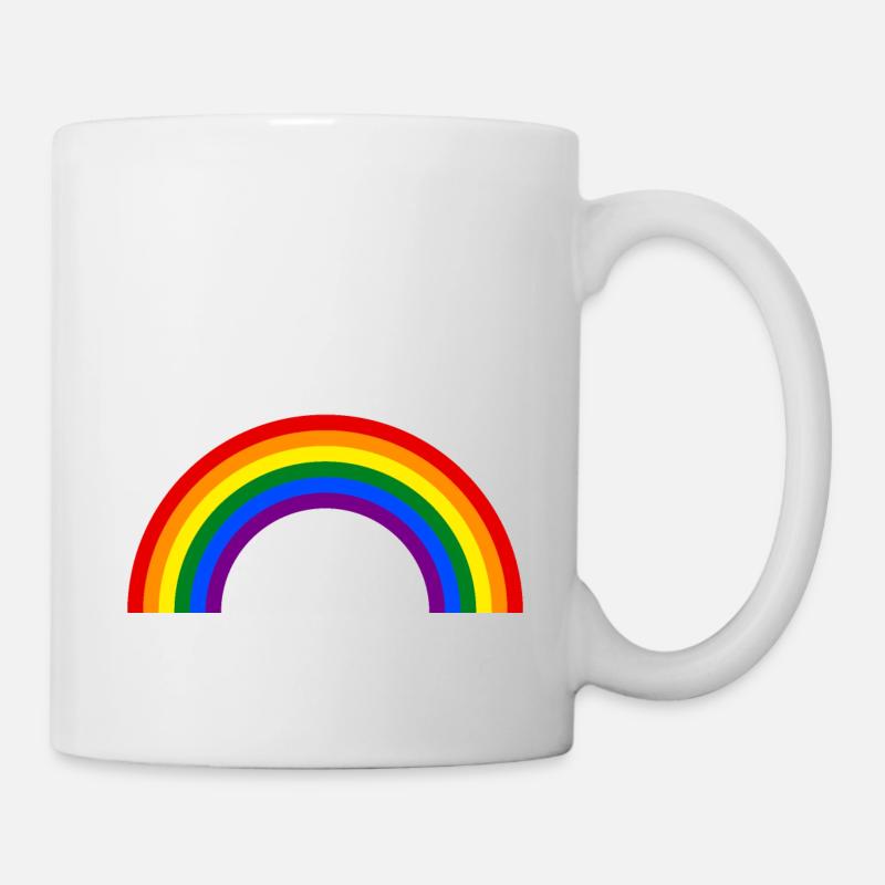 Lgbtq rainbow colors - Mug - white