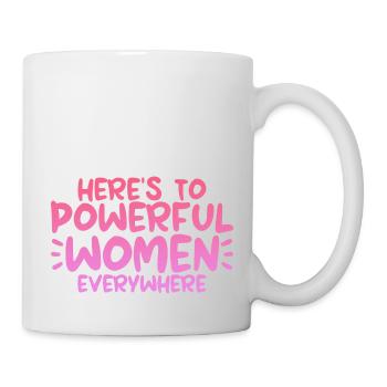 Voici les femmes puissantes partout 4 - Mug blanc - blanc - Droite