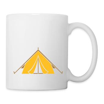 Adventure Outdoor Tent Design - Mug - white - Right