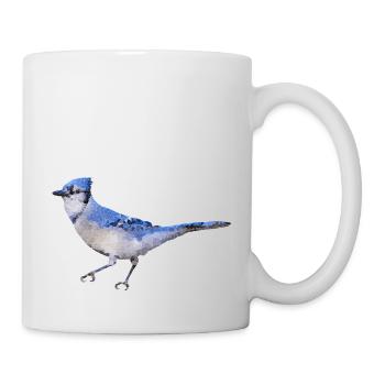 Bird ~ the Blue Jay - Mug - white - Right