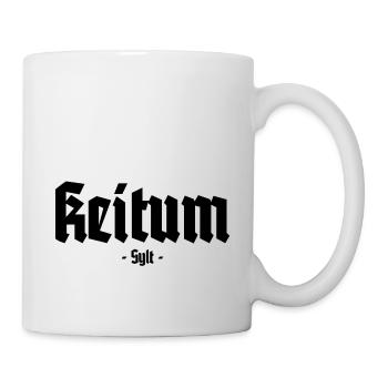 Keitum - Sylt - Nordsee - Insel - Urlaub - Strand - Tasse - Weiß - Rechts