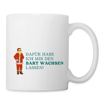 Weihnachtsmann Design - Tasse - Weiß - Rechts