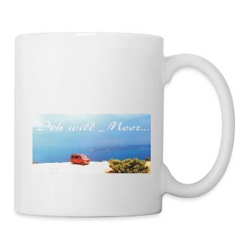 Ich will Meer - Tasse - Weiß - Rechts