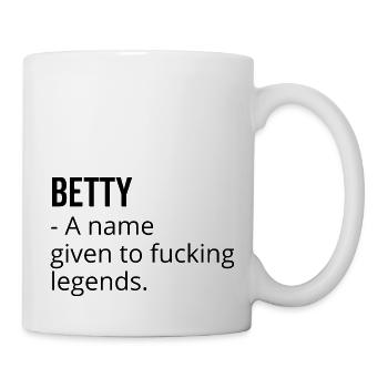 Betty un nom donné à Fucking Legends - Mug blanc - blanc - Droite