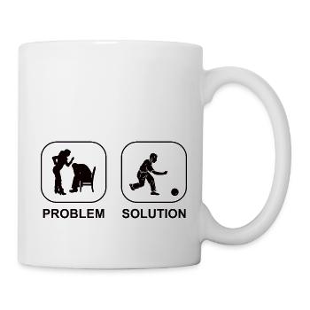 Bowling Cone Cadeau Bowling Ball Bowling Bowler - Mug blanc - blanc - Droite