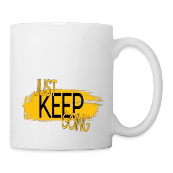 EINFACH WEITERMACHEN - Tasse - Weiß - Rechts