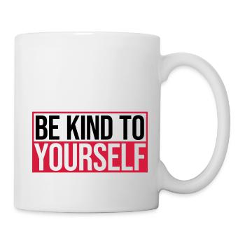 be kind to yourself - Mug - white - Right