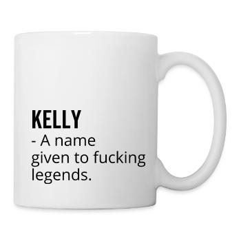 Kelly un nom donné à Fucking Legends - Mug blanc - blanc - Droite