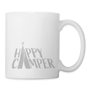 Tente Design Happy Camper - Mug blanc - blanc - Droite