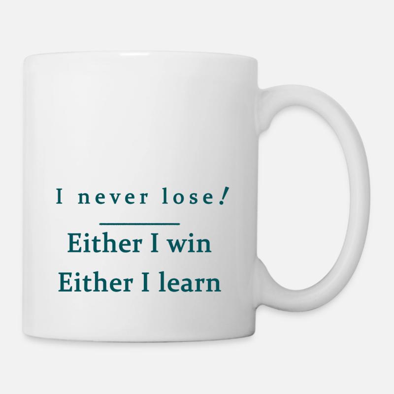 Ich verliere nie - Tasse - Weiß