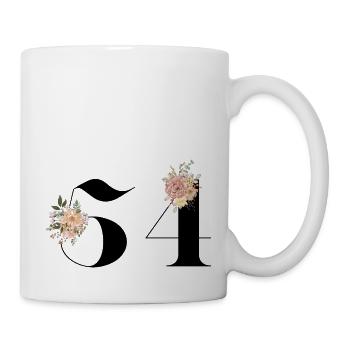 54th Anniversary flowers (Gift of 54 years) - Mug - white - Right
