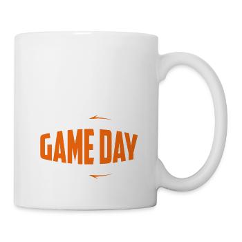 American Football Game Day Essentials Lineman - Tasse - Weiß - Rechts