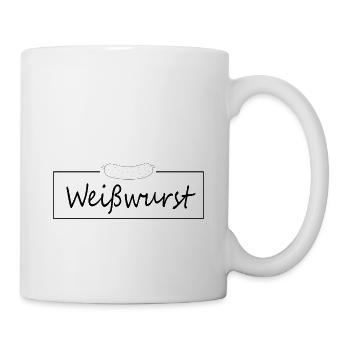 Weißwurst - Tasse - Weiß - Rechts