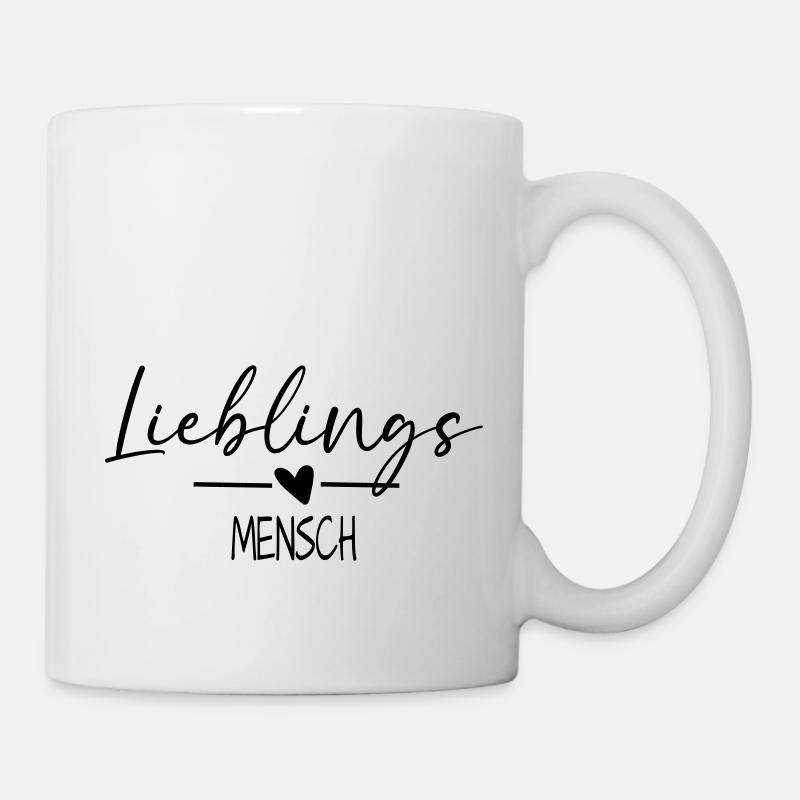 Lieblingsmensch - Tasse - Weiß
