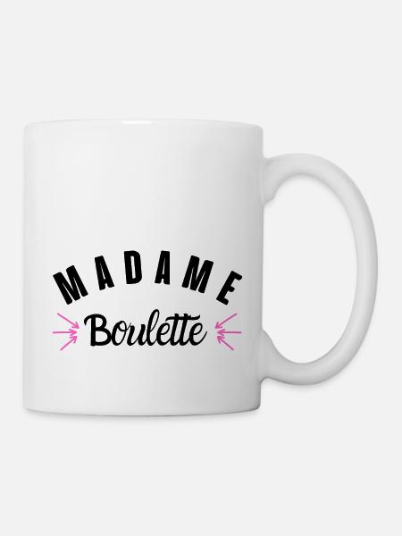 madame boulette - Mug blanc - blanc