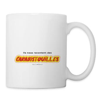 Ils nous racontent des carabistouilles - Mug blanc - blanc - Droite