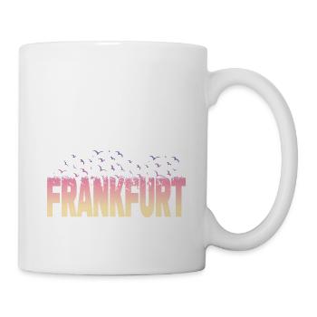 Frankfurt Germany City Font Birds Skyline - Mug - white - Right