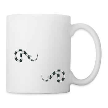 Les drôles de serpents de mer - Mug blanc - blanc - Droite