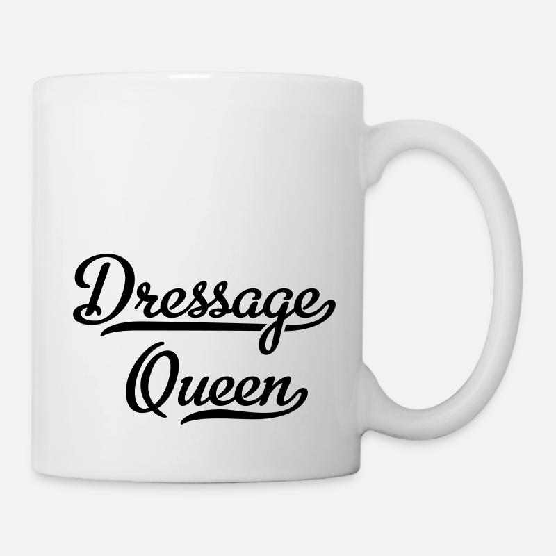 Dressur - Tasse - Weiß