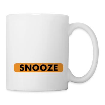 Gardez le rêve en vie Appuyez sur le bouton Snooze - Mug blanc - blanc - Droite