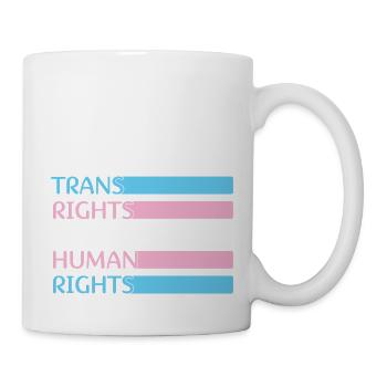 LGBTQ Nonbinary Colorful Rainbow Flag LGBTQ+ Pride - Mug - white - Right