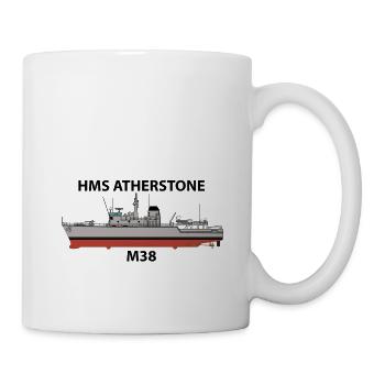 HMS ATHERSTONE - M38 - HUNT CLASS - Mug - white - Right