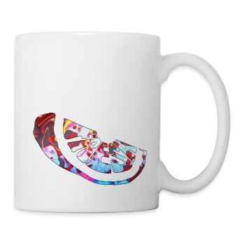 Frische frische süße Natur kühle Sommerfrüchte - Tasse - Weiß - Rechts