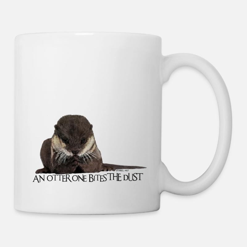 An Otter One Bites the Dust - Tasse - Weiß
