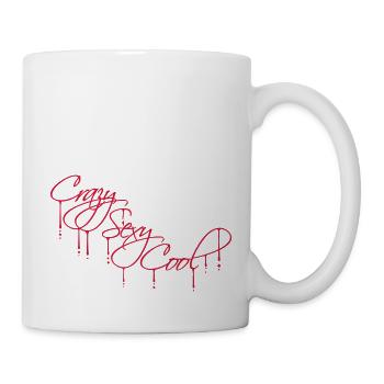 crazy sexy cool design - Mug - white - Right