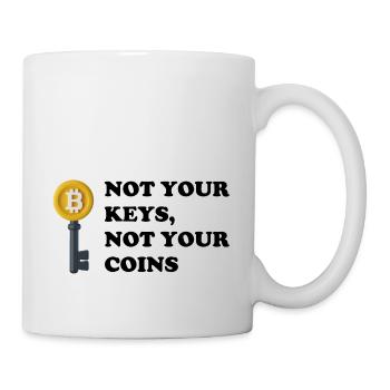 Not you key - Mug blanc - blanc - Droite