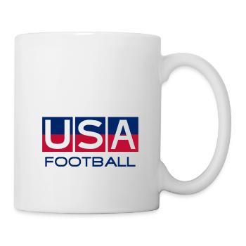 USA Football - National Colors - United States - Tasse - Weiß - Rechts