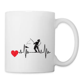 Pêche Pêche Hameçons Pêche Pêche - Mug blanc - blanc - Droite