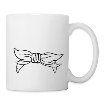 Kopftuch Bandana weibliche Kopfbedeckung - Tasse - Weiß - Rechts