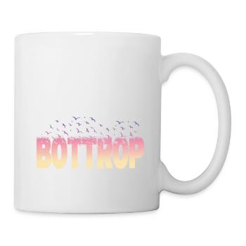 Bottrop Germany City Font Birds Skyline - Mug - white - Right