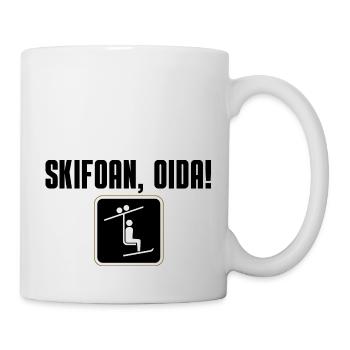 Skifoan, Oida - Tasse - Weiß - Rechts