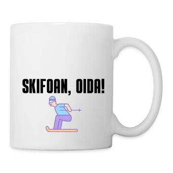 Skifoan, Oida - Tasse - Weiß - Rechts