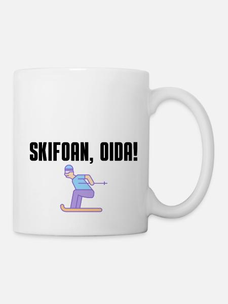 Skifoan, Oida - Tasse - Weiß